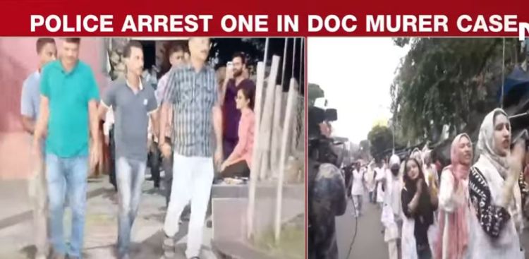 कोलकत्तामा एक डाक्टरको बलात्कार पछि हत्या
