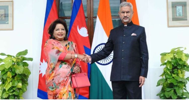 परराष्ट्रमन्त्री राणा र भारतीय विदेशमन्त्री एस जयशङ्करबीच भेटवार्ता