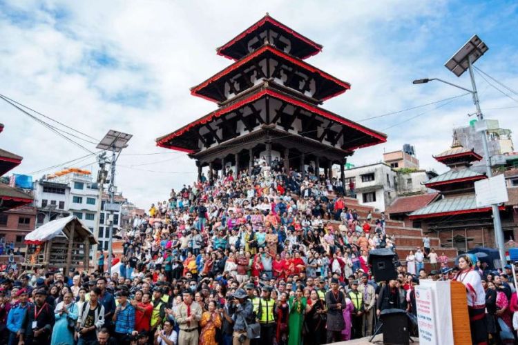 आज परम्परागत रुपमा इन्द्रजात्रा पर्व मनाइँदै
