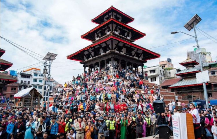 आज परम्परागत रुपमा इन्द्रजात्रा पर्व मनाइँदै