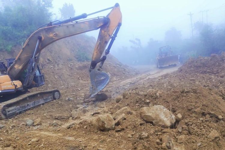 पूर्वपश्चिम राजमार्ग अन्तर्गत दाउन्नेको सडक एकतर्फी सुचारु
