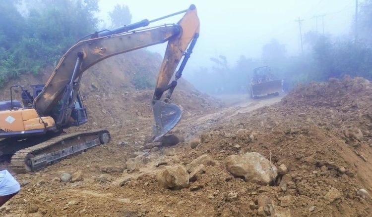 पूर्वपश्चिम राजमार्ग अन्तर्गत दाउन्नेको सडक एकतर्फी सुचारु