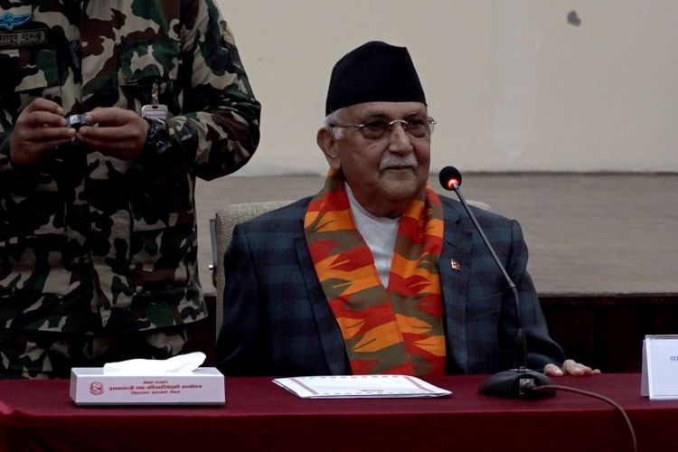 आज एनपिएलको ट्रफी सार्वजनिक गर्दै प्रधानमन्त्री ओली 