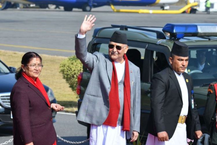  चीन प्रस्थान गरे प्रधानमन्त्री ओली, यस्तो रहेको छ भ्रमण तालिका