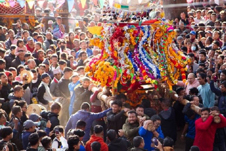 सात गाउँले जात्रा शुरू, कीर्तिपुर र चन्द्रागिरिमा भोलि सार्वजनिक बिदा