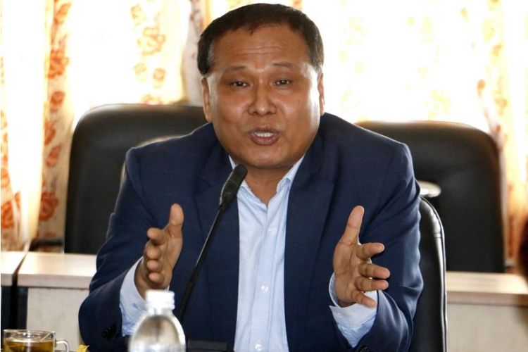 कुलमान घिसिङले गरे तनहुँ जलविद्युत् आयोजनाको अनुगमन