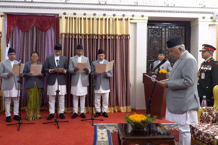 नवनियुक्त राजदूतहरूले लिए सपथ ग्रहण