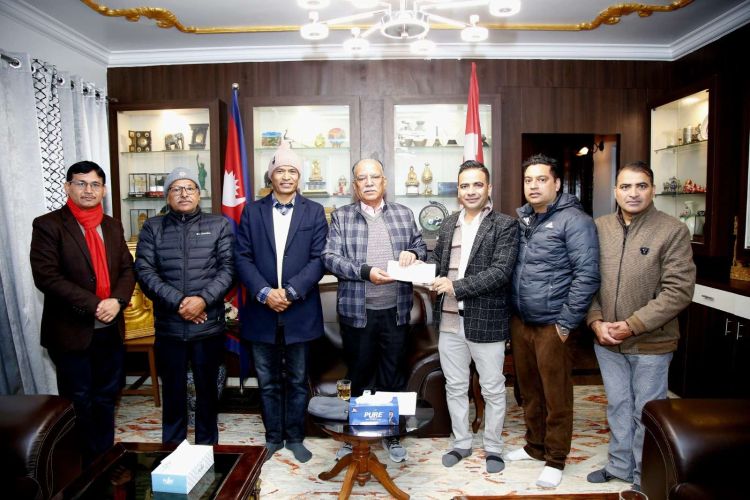  माओवादी केन्द्रको अन्तरमहादेशीय समितिद्वारा बाढीपहिरो पीडितका लागि पाँच लाख सहयोग