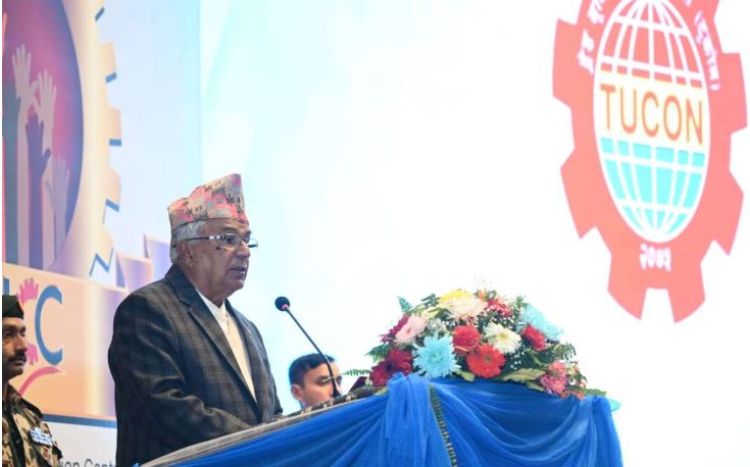  प्राकृतिक स्रोत, साधन र पूँजीको परिचालन श्रमजीवि वर्गले गर्छन् : राष्ट्रपति पौडेल
