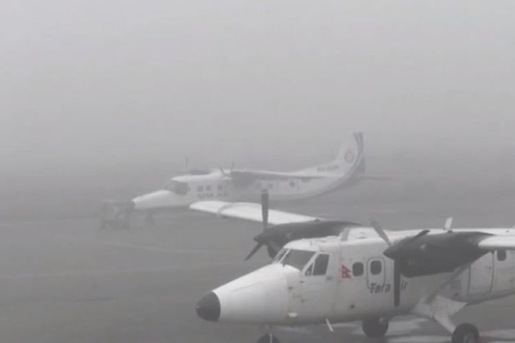 हुस्सुले ‘भिजीबिलिटी’ कमः नेपालगञ्ज विमानस्थलमा हवाई सेवा प्रभावित