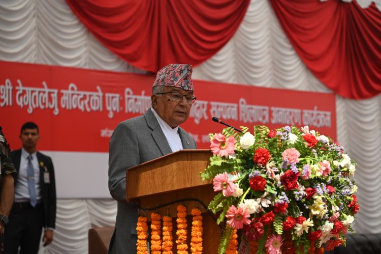 पूर्खाको मेहनत र परिश्रमको चिनो हो सम्पदा, संरक्षण गरौं : राष्ट्रपति पौडेल 