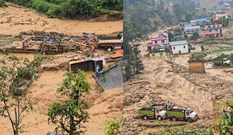 बर्खा लाग्न आँटेपछि सरकारले सुरू गर्‍यो काभ्रेमा बाढी–पहिराले पुर्‍याएको क्षतिको आकलन