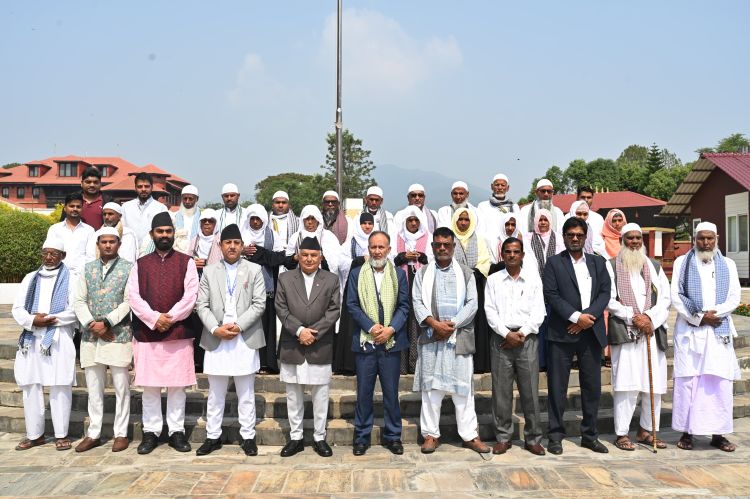  पहिलो पटक राष्ट्रपतिले गरे हजयात्रीको बिदाई