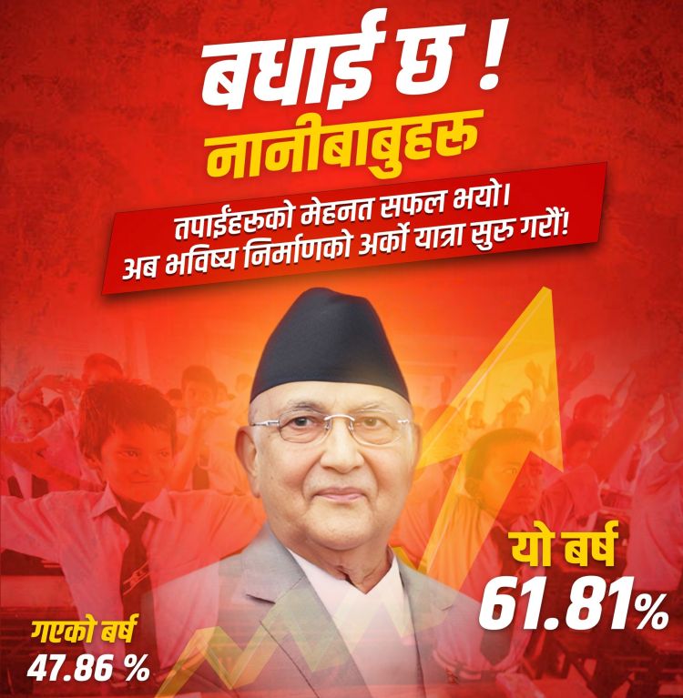 एसईईमा असफल हुनेलाई निराश नहुन प्रधानमन्त्रीको आग्रह