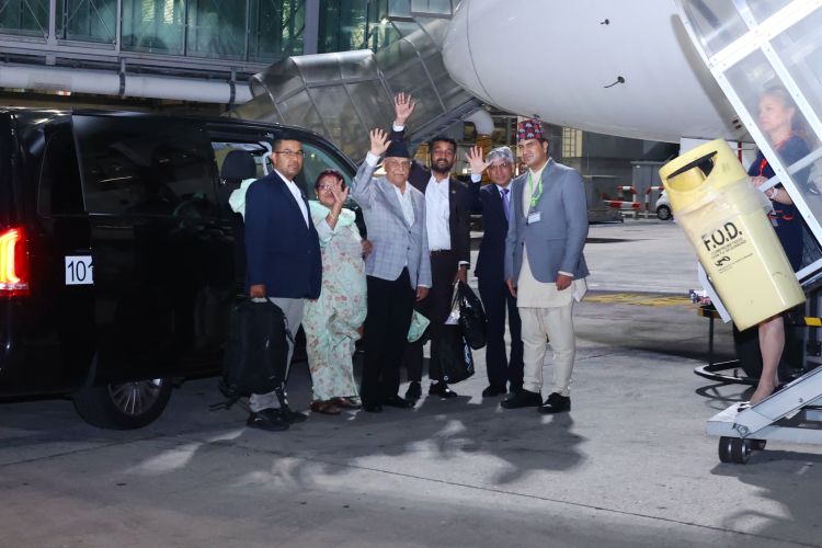 प्रधानमन्त्री ओली आज स्वदेश फर्कंदै
