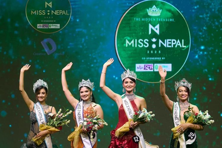 ‘मिस नेपाल २०२५’ को उपाधि लुना लुइँटेललाई