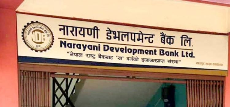 नारायणी डेभलपमेन्ट बैंकको शेयर मूल्य समायोजन