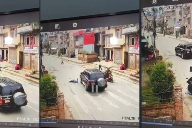 मन्त्रीको गाडीले ठक्कर दिएकी बालिका अस्पतालबाट डिस्चार्ज