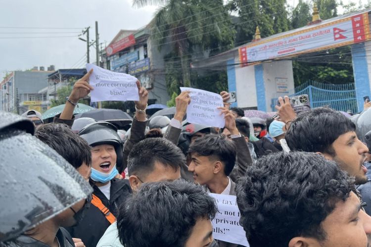 पोखरामा पनि जेनजीको प्रदर्शन
