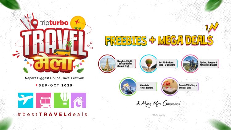 ट्रिप टर्बोले सुरु गर्यो ट्राभल मेला २०२५, नेपालको सबैभन्दा ठूलो ट्राभल महोत्सव