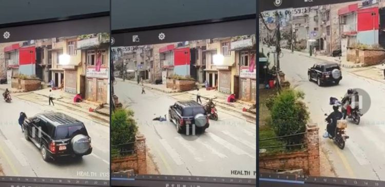 मन्त्रीको गाडीले ठक्कर दिएकी बालिका अस्पतालबाट डिस्चार्ज