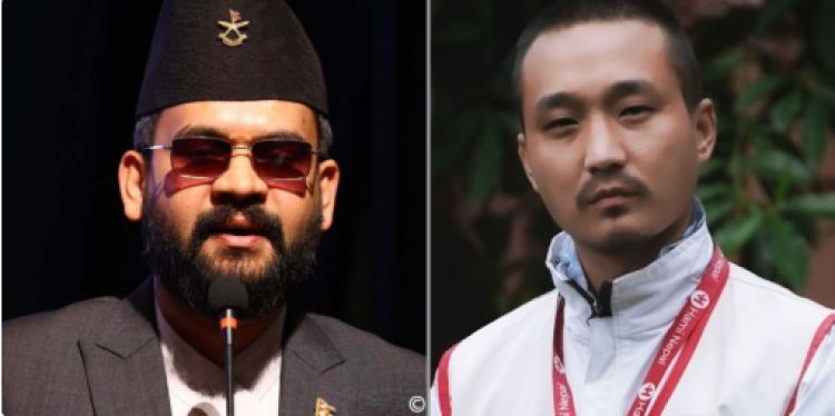 मेयर बालेन र सुदनविरुद्ध जाहेरी दर्ता गर्न प्रहरीमा जाँदै अखिल