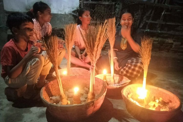 मिथिलाञ्चलका चेलीबेटीमा सामा चकेवाको रौनक