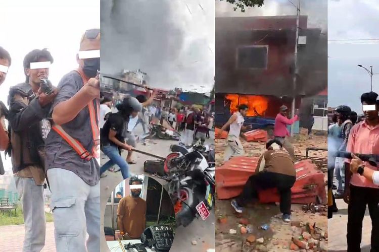 प्रहरी कार्यालय तोडफोड गर्ने ८ जना आफैं पुगे प्रहरीमा