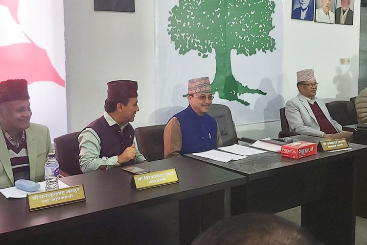 विशेष महाधिवेशनका लागि बुझाएको निवेदन बैठकमा राख्न कांग्रेस केन्द्रीय सदस्यको माग