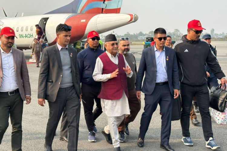 ओली आज झापा जाँदै, फागुन ६ गतेसम्म झापामै रहने