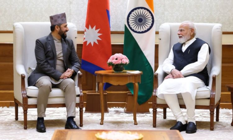 भारतीय प्रधानमन्त्री मोदी र रवि भेटवात, मोदीले भने– ‘वर्तमान सरकारसँग सहकार्य गर्न उत्सुक छौँ’